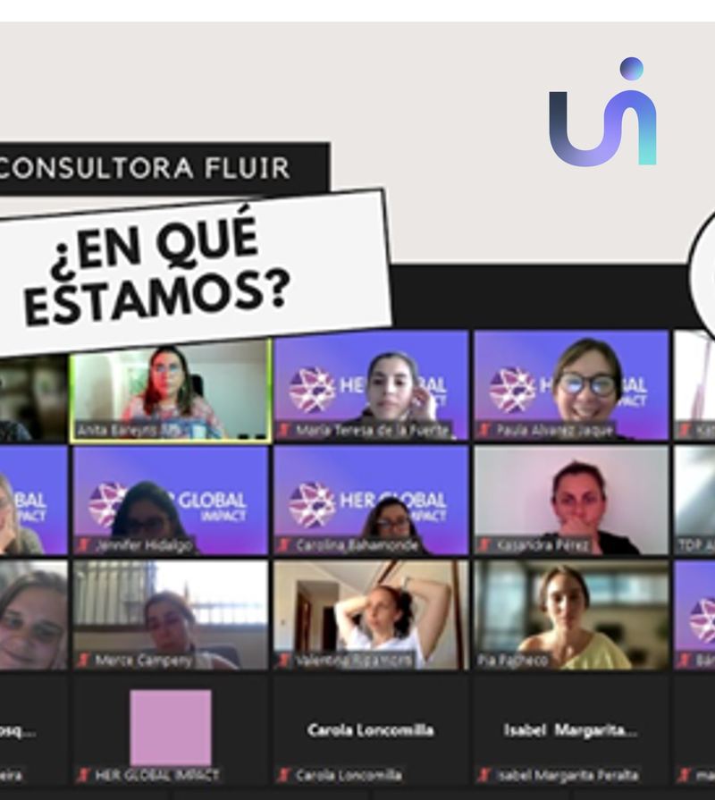 Sesión en línea con participantes